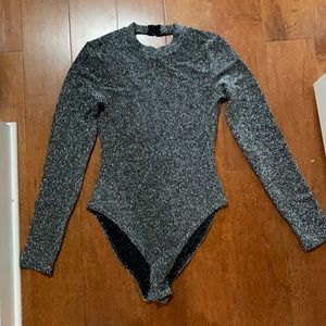 Long sleeve, sparkly H&M bodysuit